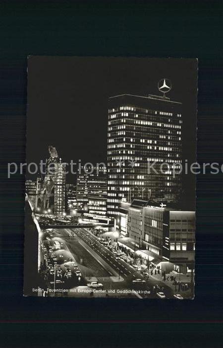 BERLIN  CITY Tauentzien Europa-Center Gedaechtniskirche