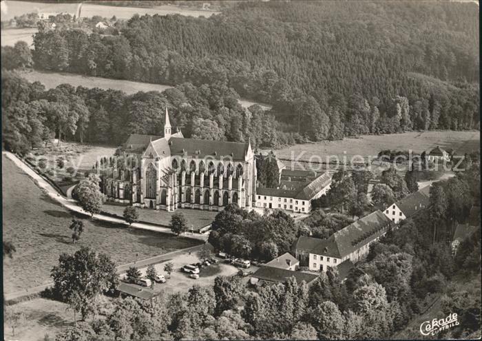 Altenberg Rheinland Dom Fliegeraufnahme