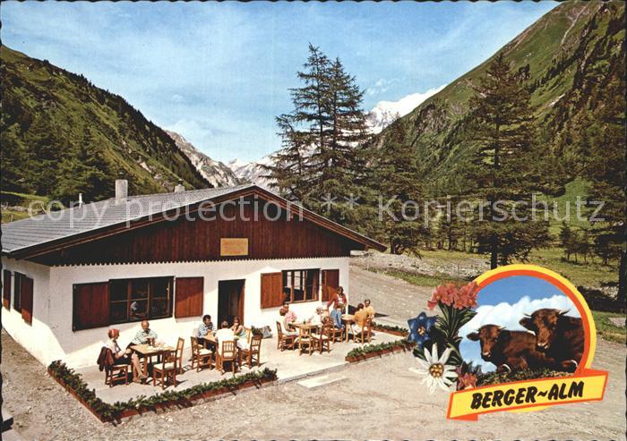 Kals Grossglockner Berger Alm Jausenstation