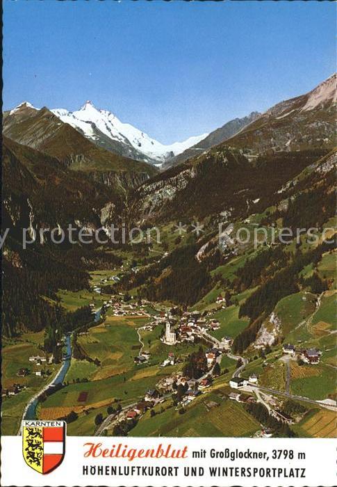 Heiligenblut Kaernten Grossglockner Fliegeraufnahme