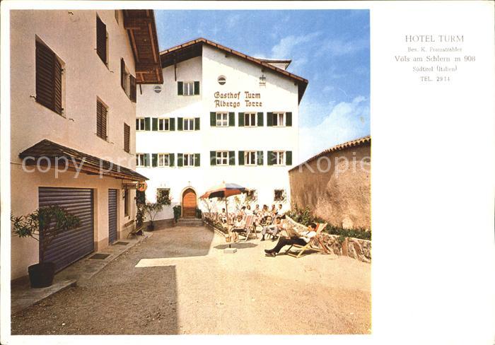 Voels Schlern Suedtirol Hotel Turm