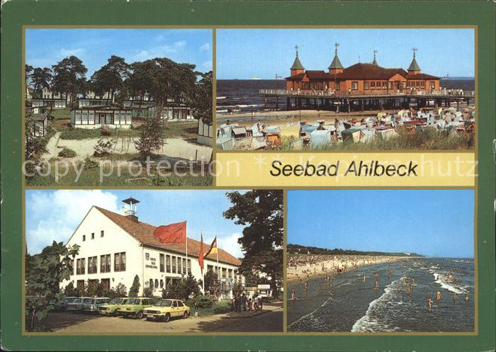 Ahlbeck Ostseebad Seebruecke FDGB Erholungsheim Haus der Erholung