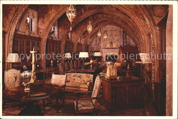 San Simeon Gothic Study Castle