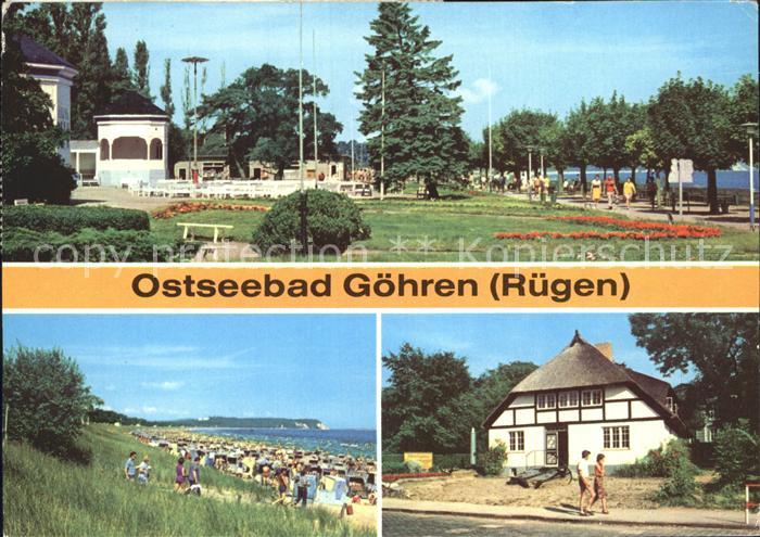 Goehren Ruegen Strandpromenade Strand Heimatmuseum