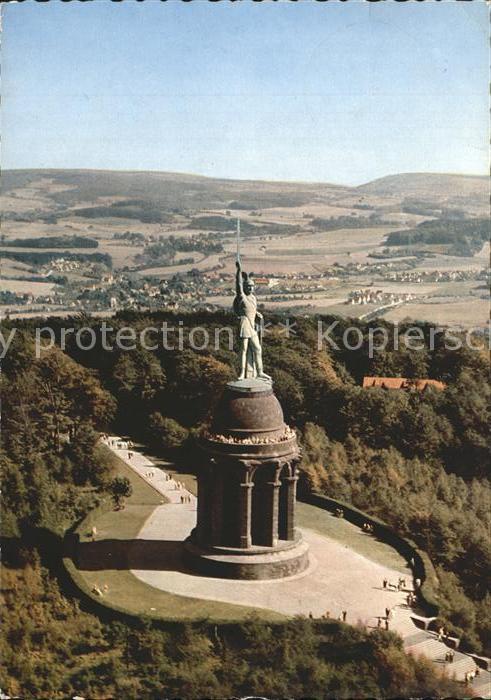 Hermannsdenkmal Fliegeraufnahme