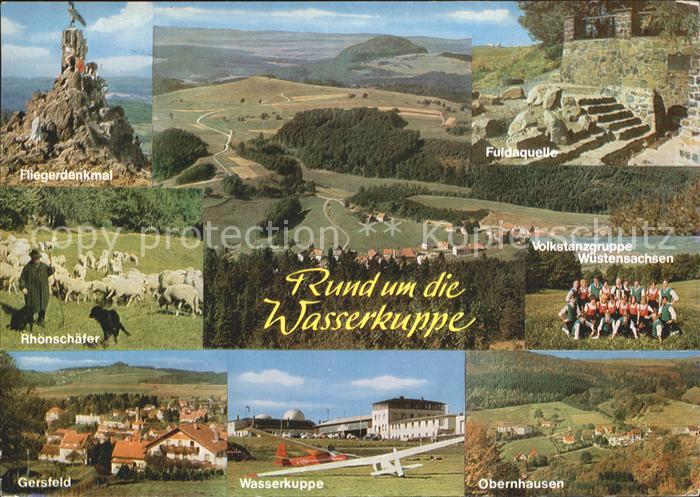 Wasserkuppe Rhoen Fuldaquelle Volkstanzgruppe Wuestensachsen Obernhausen Gersfel