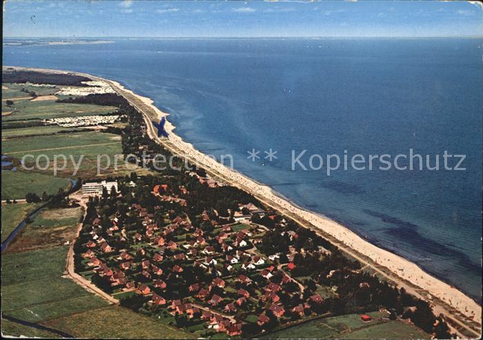 Kalifornien Ostseebad Heidkate Fliegeraufnahme