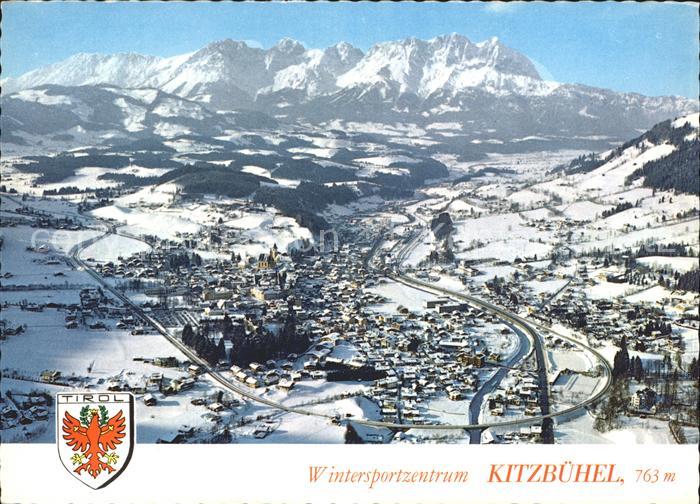 Kitzbuehel Tirol Fliegeraufnahme Schwarzsee Schloss Lehenberg Kaisergebirge