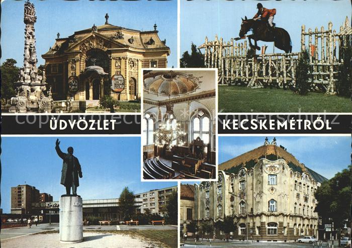 Kecskemet Pferdesport Denkmal Gebaeude Kirche Inneres