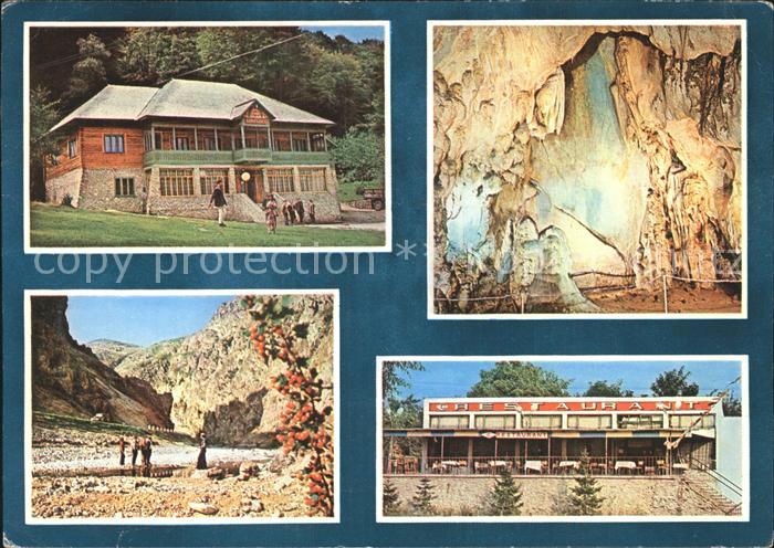 Rumaenien Grotte de Femme Judetul Gorj Cabana turistica Pestera Muierii