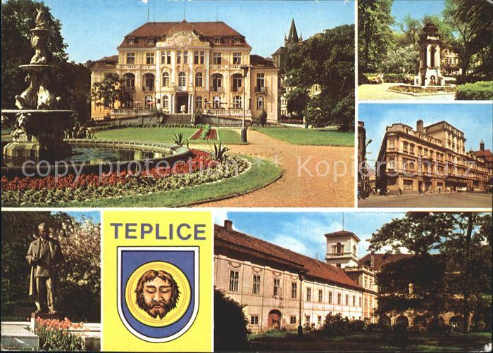 Teplice Hotel Thermal Socha presidenta Kl. Gottwalda