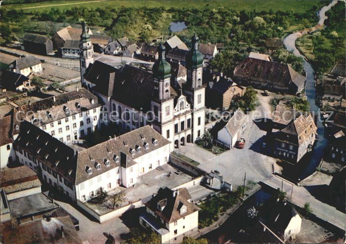 Ebersmunster Fliegeraufnahme Eglise Abbatiale