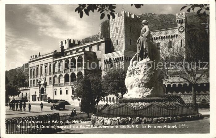 Monaco Palais du Prince Monument