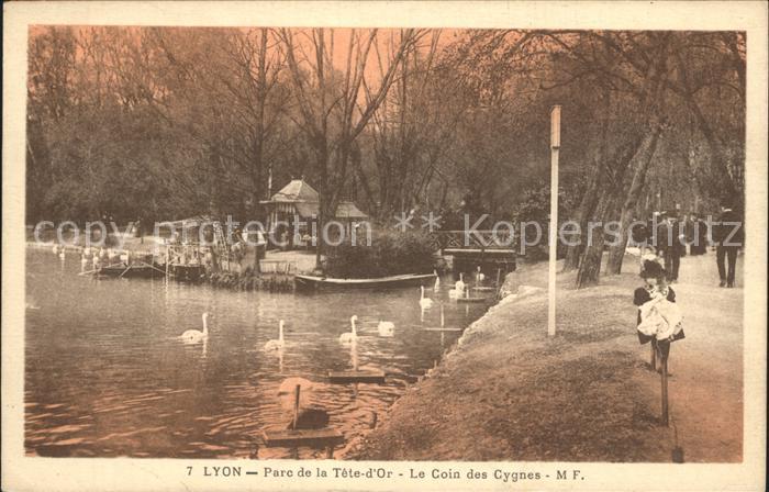 Lyon France Parc de lat Tete d`Or