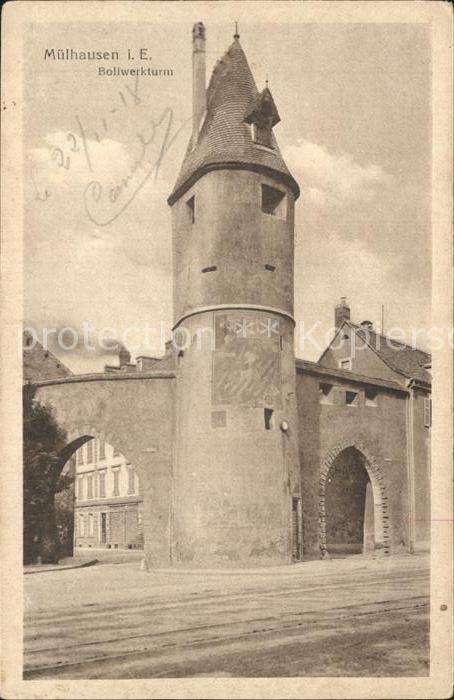 Muehlhausen Elsass Turm