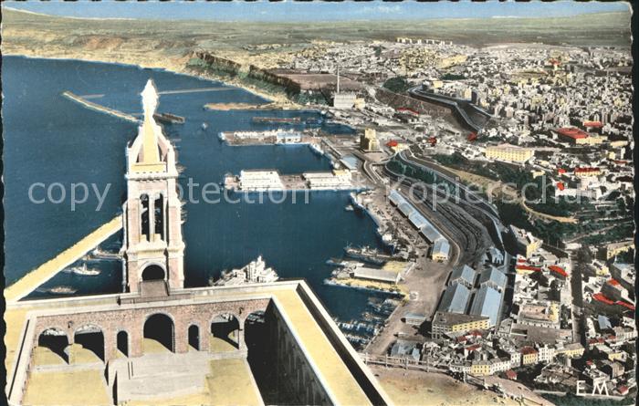 Oran Algerie Chapelle de Santa Cruz et Port