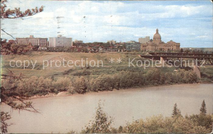 Edmonton Alberta North Sakatchevan River High Lewel Bridge