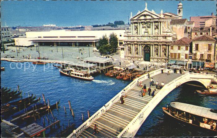 Venezia Venedig Ponte degli Scalzi e Stazione