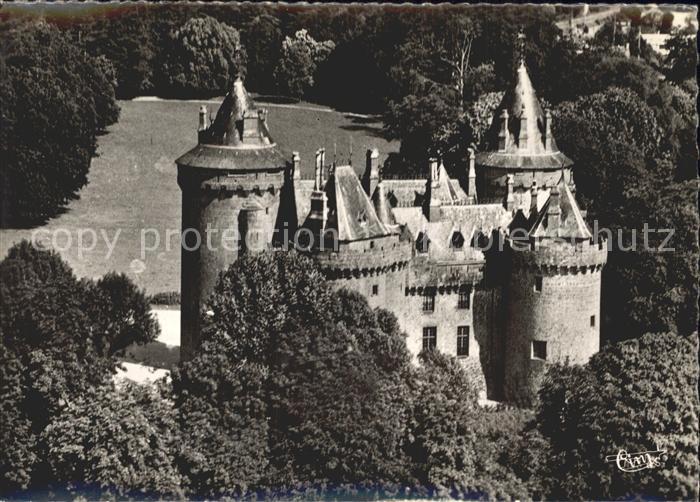 Combourg Chateau Fliegeraufnahme
