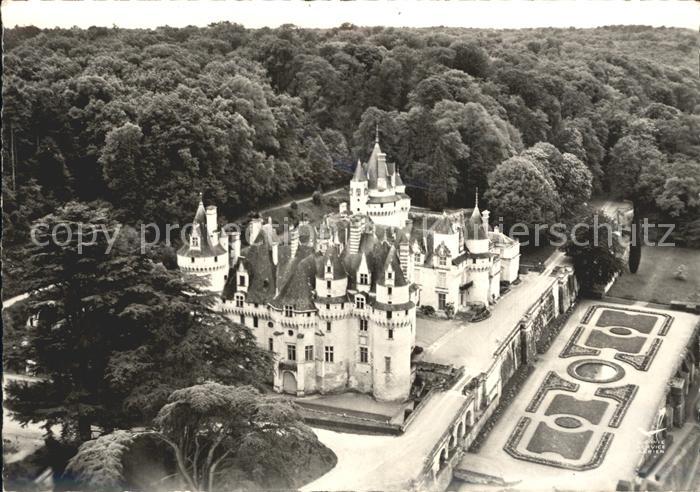 Rigny-Usse Fliegeraufnahme Chateau