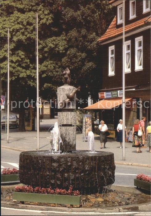 Braunlage Harz Eichhoernchenbrunnen