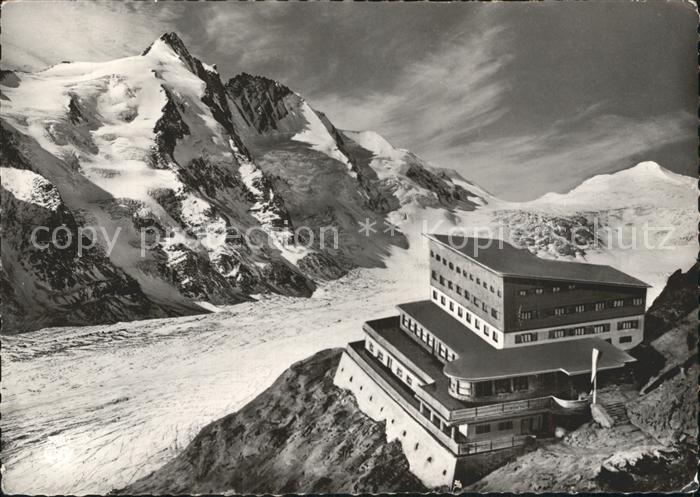 Grossglockner Fliegeraufnahme Kaiser Franz Josef Haus
