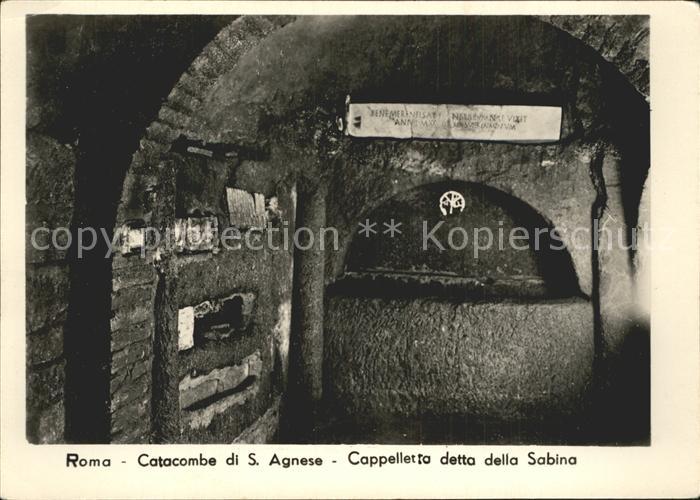 Roma Rom Catacombe di S. Agnese