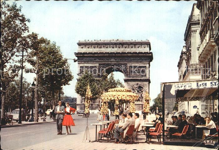 Paris Chaps Elysee Arc de Triomphe