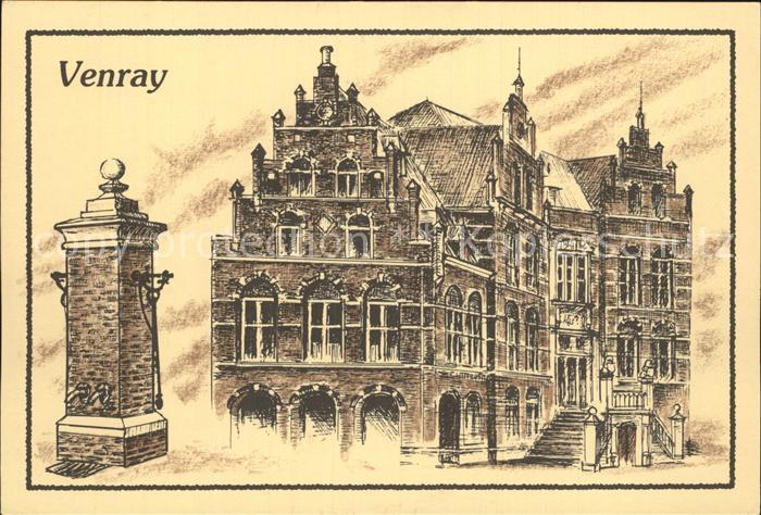 Venray Gemeentehuis Kuenstlerkarte