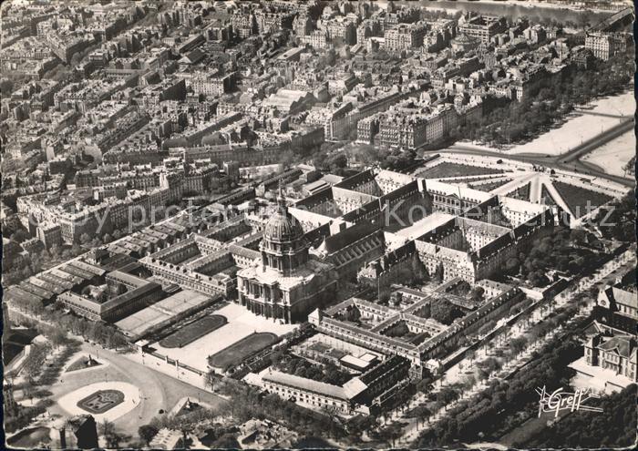 Paris Fliegeraufnahme Hotel des Invalides