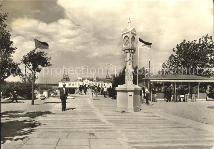 Ahlbeck Ostseebad mit Seebruecke