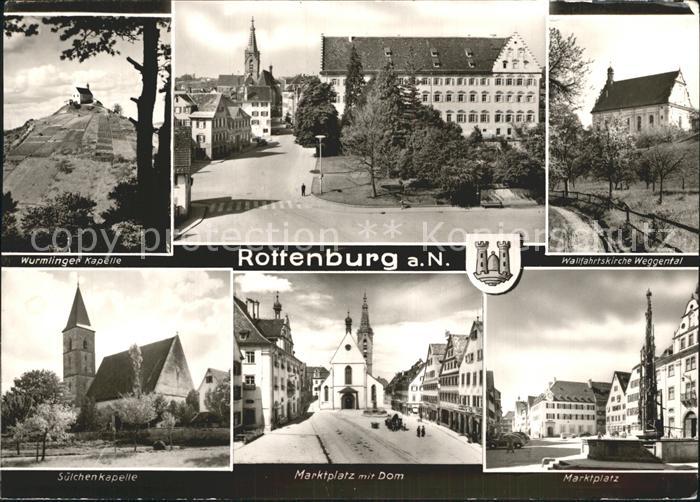 Rottenburg Neckar Wurmlinger Kapelle Wallfahrtskirche Weggental Dom Marktplatz