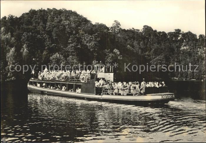 Kriebstein Talsperre Ausflugsdampfer