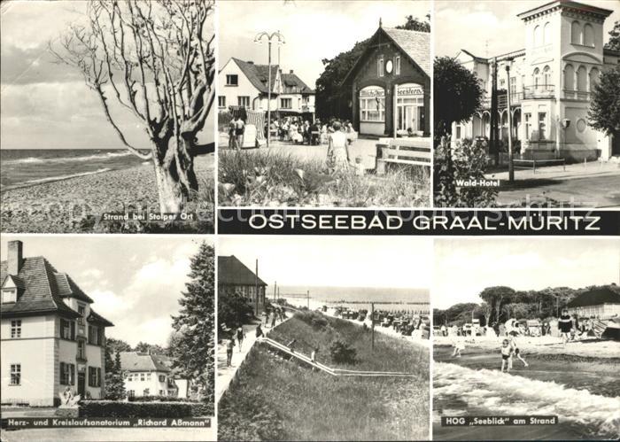 Graal-Mueritz Ostseebad Strand Waldhotel Sanatorium Richard-Assmann