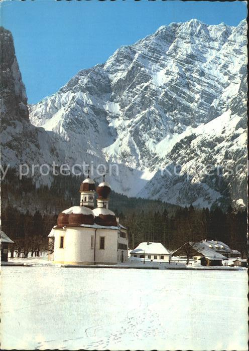 St Bartholomae mit Watzmann Ostwand