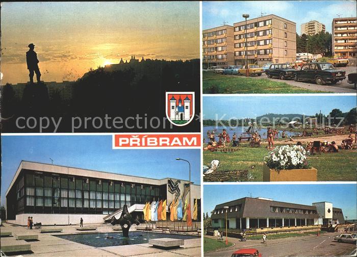 Pribram Ranni nalada Sidliste Zdabor Koupaliste Novy rybnik Sportovni hala Motor