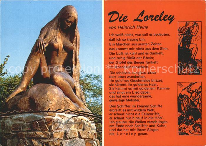 St Goarshausen Die Loreley Gedicht