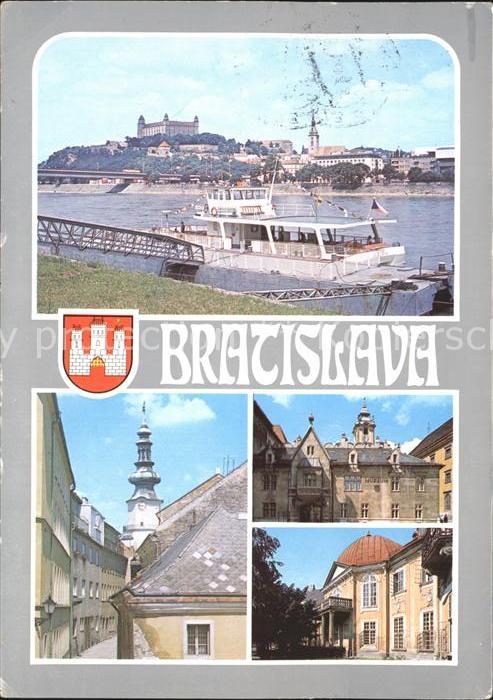 Bratislava Pressburg Pozsony Kamzik na Dunaji Cast stareho mesta s Michalskou ve