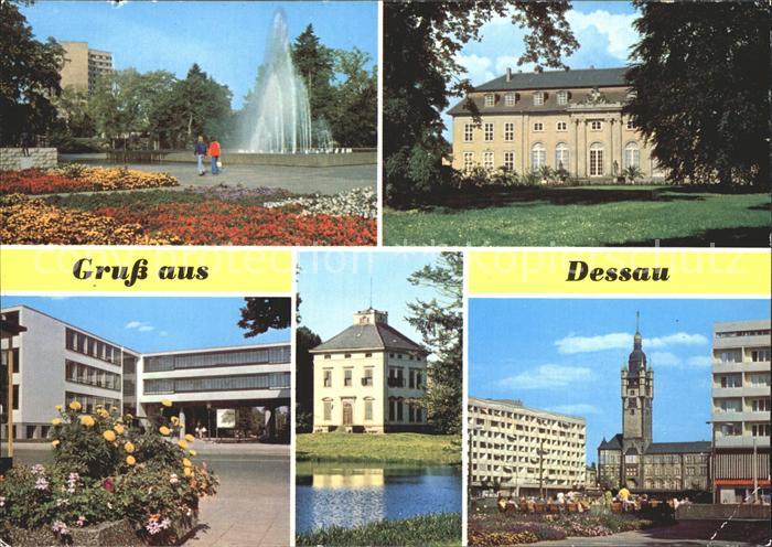 Dessau-Rosslau Schloss Mosigkau Bauhaus Schloss Luisium Rathaus