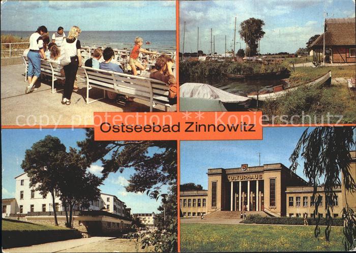 Zinnowitz Ostseebad Strand Am Achterwasser Erholungsheim VEB Bitterfeld Kulturha