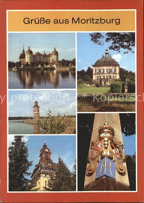 Moritzburg Sachsen Schloss Fasanenschloesschen Leuchtturm Kirche Postmeilensaeul