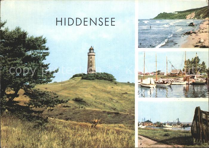 Insel Hiddensee Kloster Leuchtturm Strand Neuendorf Vitte