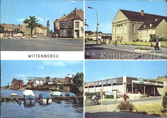 Wittenberge Prignitz Am Stern Kulturhaus Hafen HO Kaufhalle