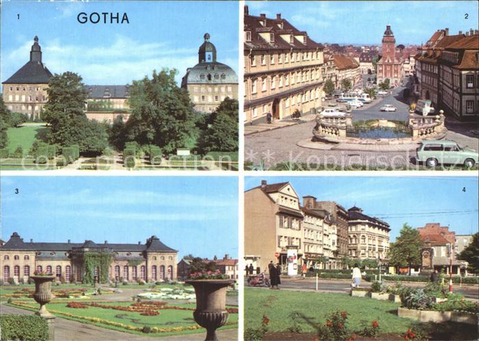 Gotha Thueringen Schloss Hauptmarkt Orangerie Arnoldiplatz