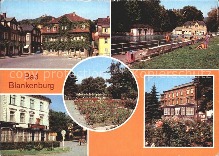 Bad Blankenburg Markt Schwimmbad FDGB Heim Greifenstein Anlagen Cafe Central