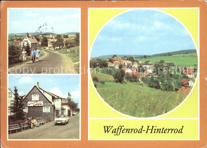 Waffenrod-Hinterrod Teilansicht HOG Park Cafe Blick auf Hinterrod