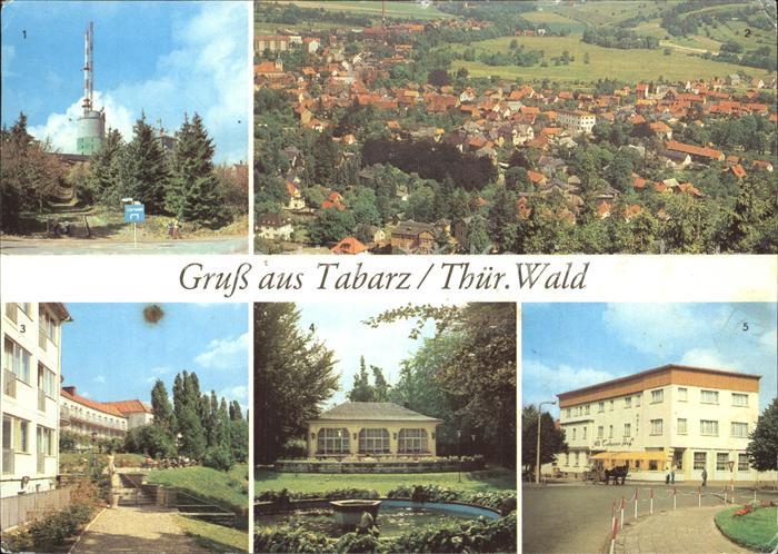 Tabarz Gr Inselsberg Total vom Zimmerberg FDGB Heim und Lesehalle Theo Neubauer