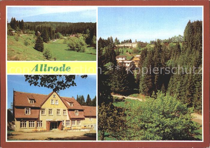 Allrode Bungalowsiedlung Betriebsferienheim Luppbodenmuehle Muehlbergblick