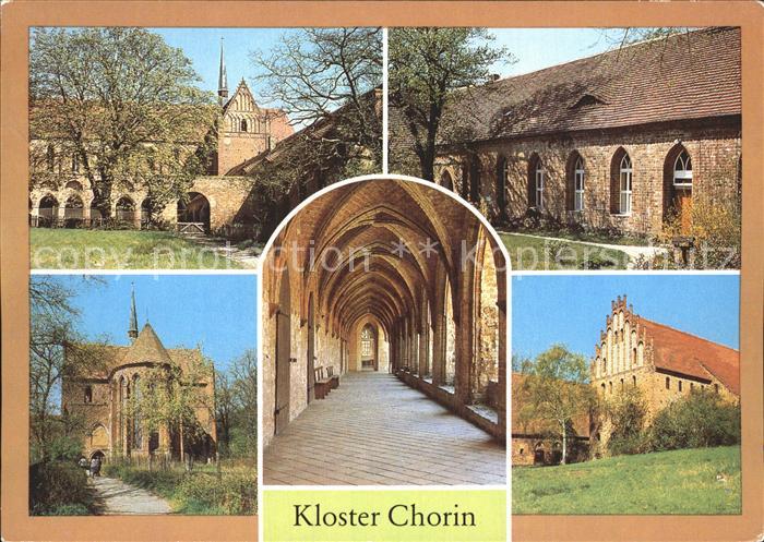 Chorin Kloster von Sueden Ostfluegel Ostchor Dachreiter Kreuzgang Suedgiebel
