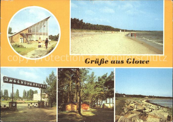 Glowe Ruegen HOG Ostseeperle Strand Schaabe Jugendherberge Zugendzeltplatz Kuest